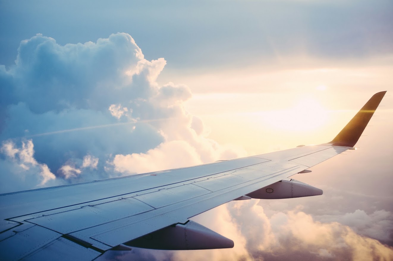 Executive Jet In Flight
